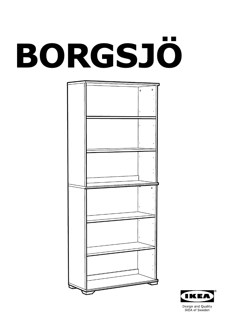 Página 1 del manual Manual de usuario Ikea BORGSJO