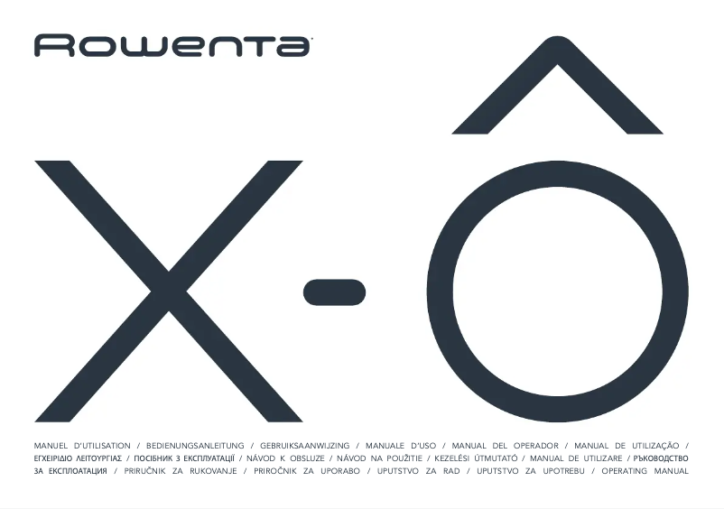 Página nº 1 - Manual de usuario Rowenta X-Ô 160