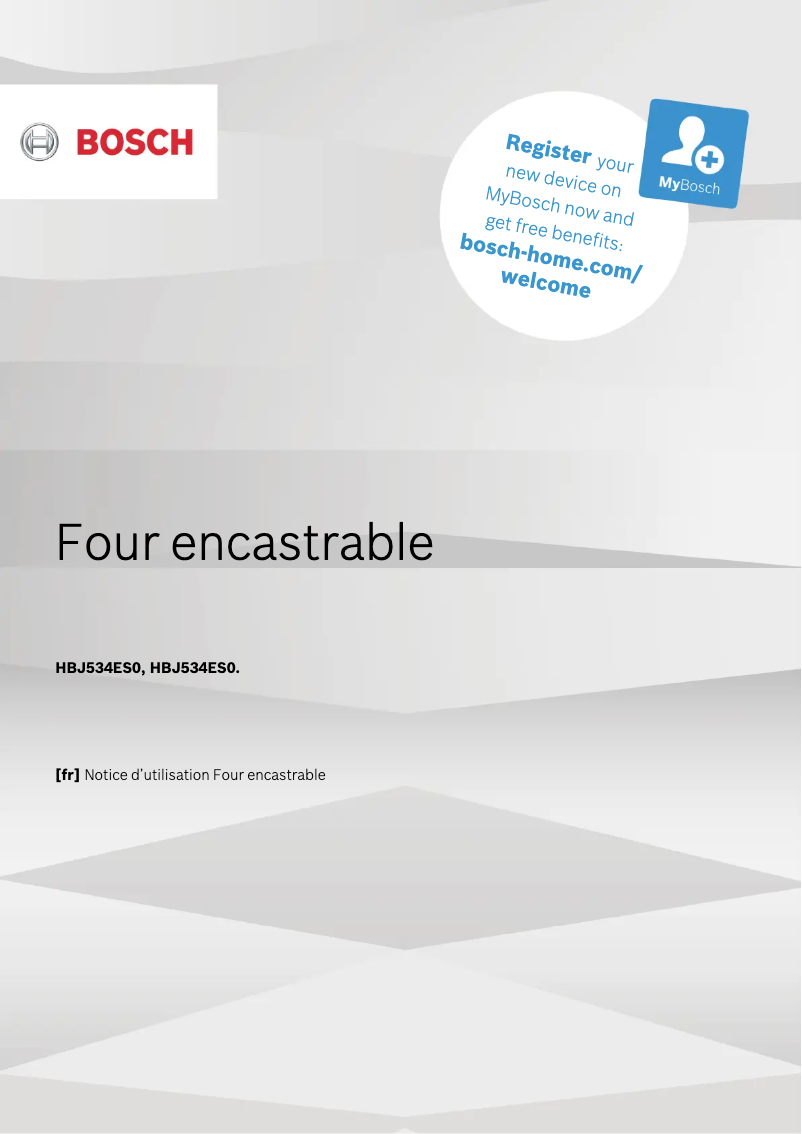 Imagen de la primera página del manual del dispositivo HBJ534ES0