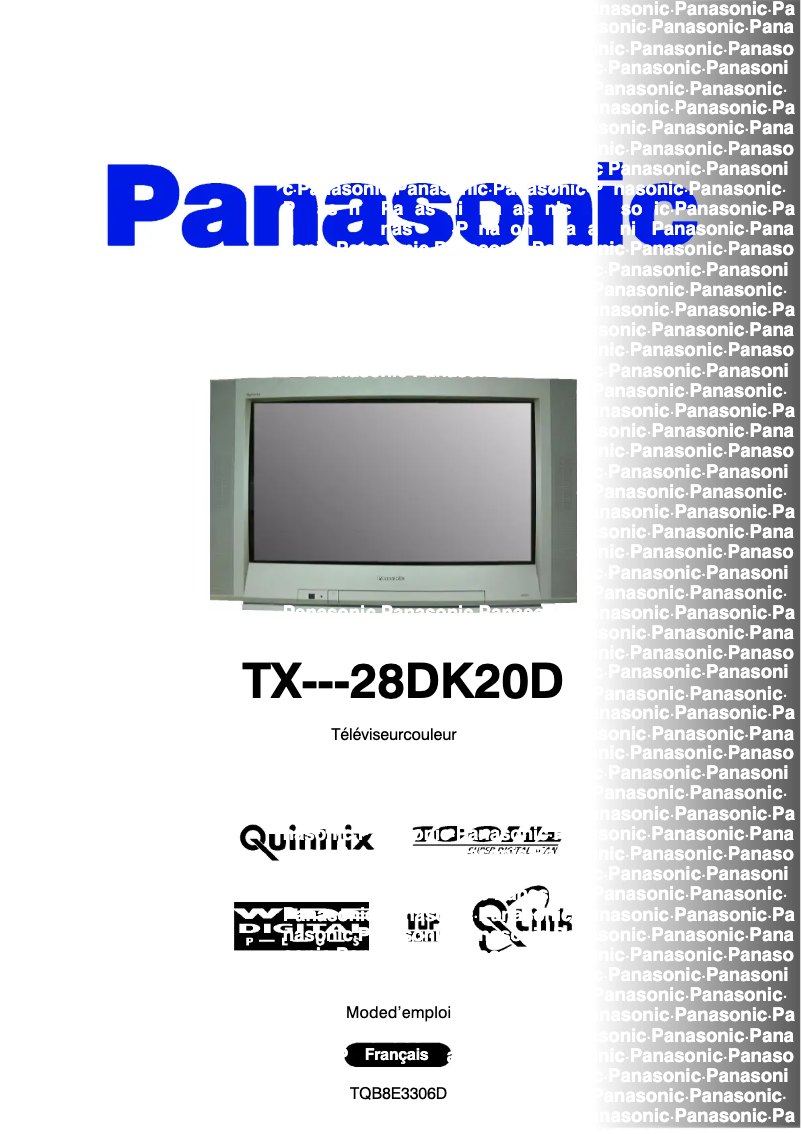 Imagen de la primera página del manual del dispositivo TX-28DK20D