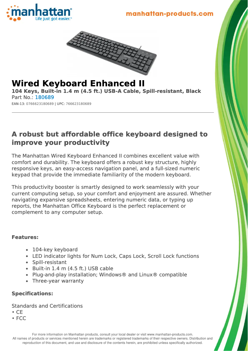 Imagen de la primera página del manual del dispositivo 180689