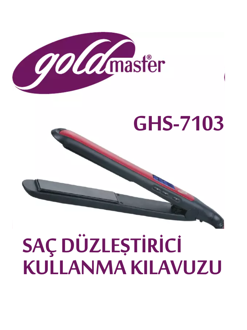 Página 1 del manual Manual de usuario GoldMaster GHS-7103 Isabel