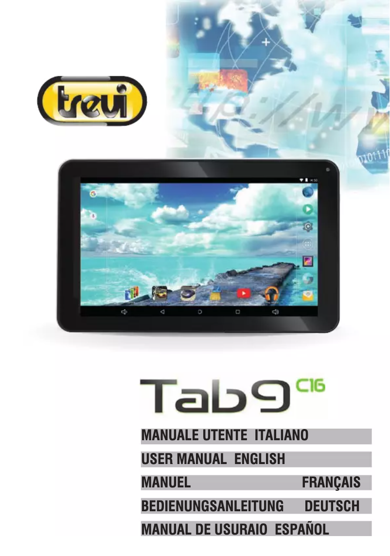 Imagen de la primera página del manual del dispositivo TAB 9 C16