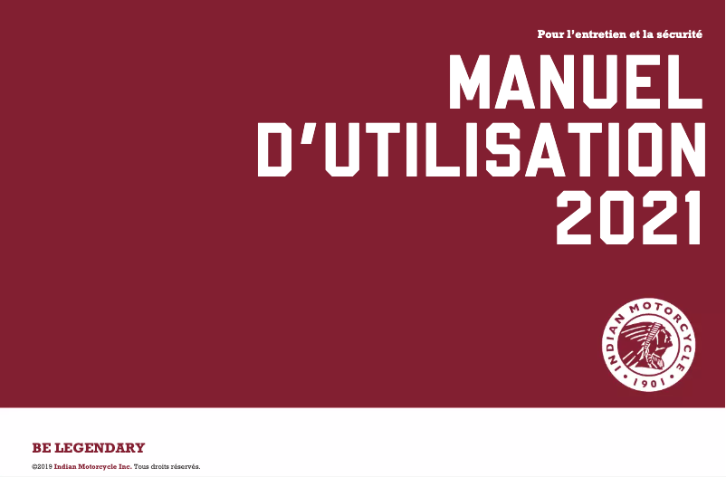 Página 1 del manual Manual de usuario Indian Heavyweight (2021)