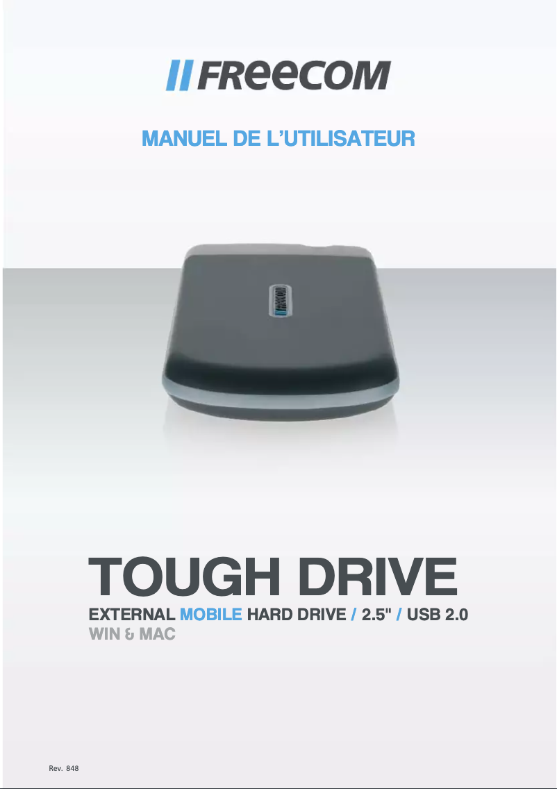 Imagen de la primera página del manual del dispositivo Tough Drive 56057