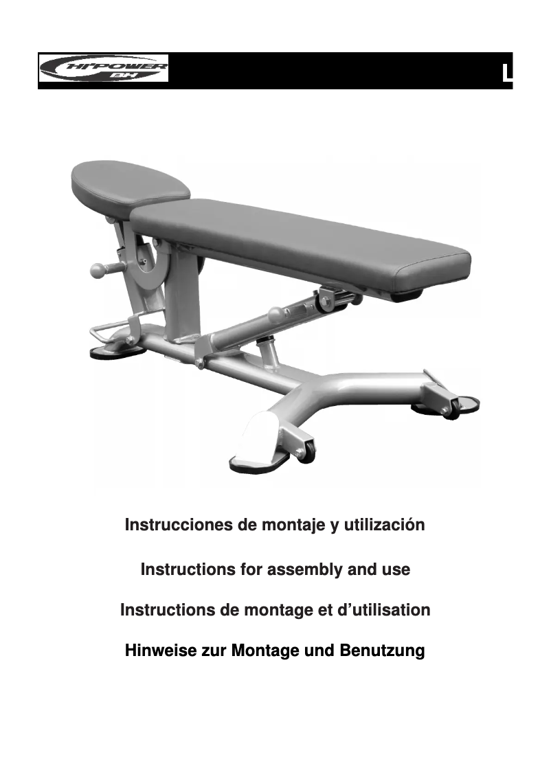 Imagen de la primera página del manual del dispositivo L825