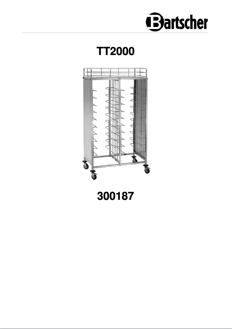 Imagen de la primera página del manual del dispositivo TT2000