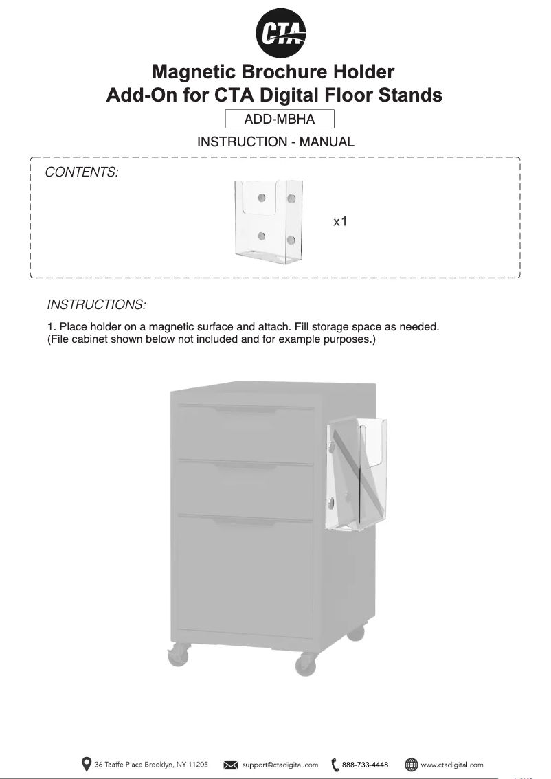 Imagen de la primera página del manual del dispositivo ADD-MBHA