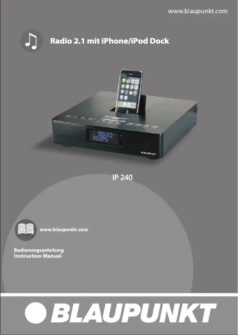 Imagen de la primera página del manual del dispositivo IP 240 SV