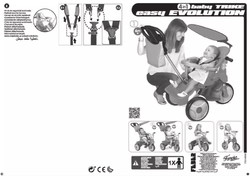 Página 1 del manual Manual de usuario Feber Baby Trike Easy Evoluton