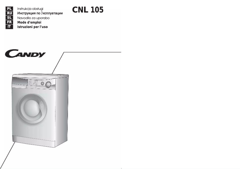 Imagen de la primera página del manual del dispositivo CNL 105-37S