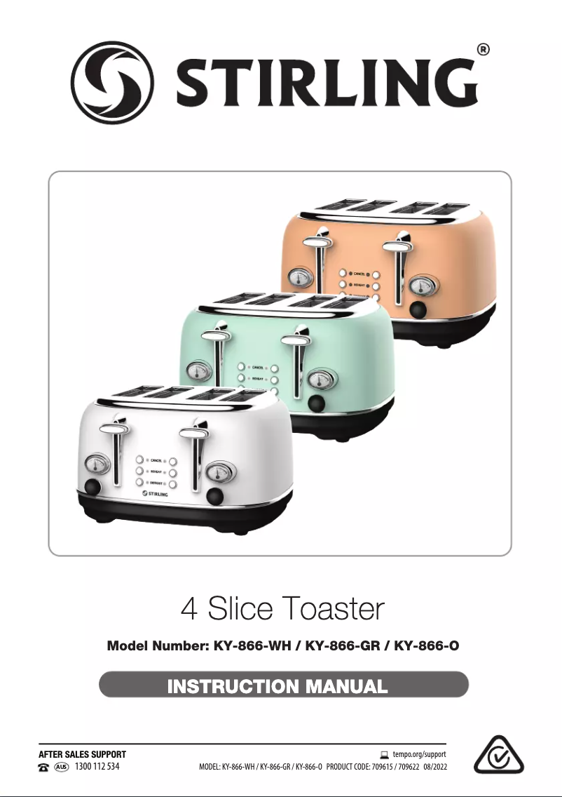 Página 1 del manual Manual de usuario Stirling KY-866