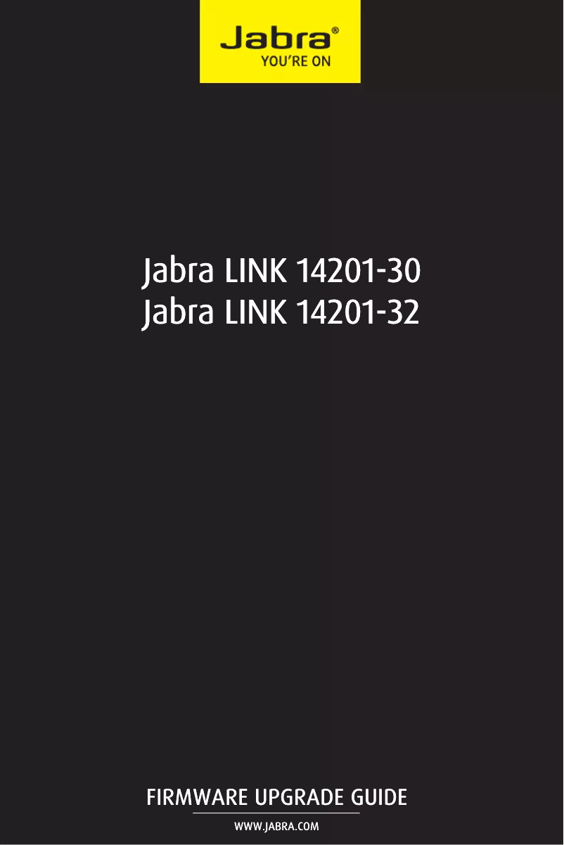 Página 1 del manual Manual de usuario Jabra Link 14201-32