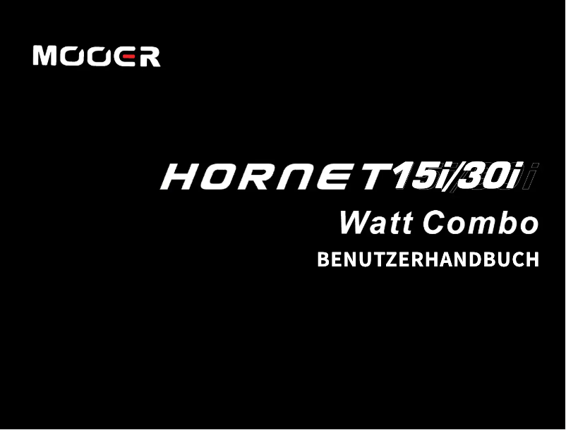 Imagen de la primera página del manual del dispositivo Hornet 15i