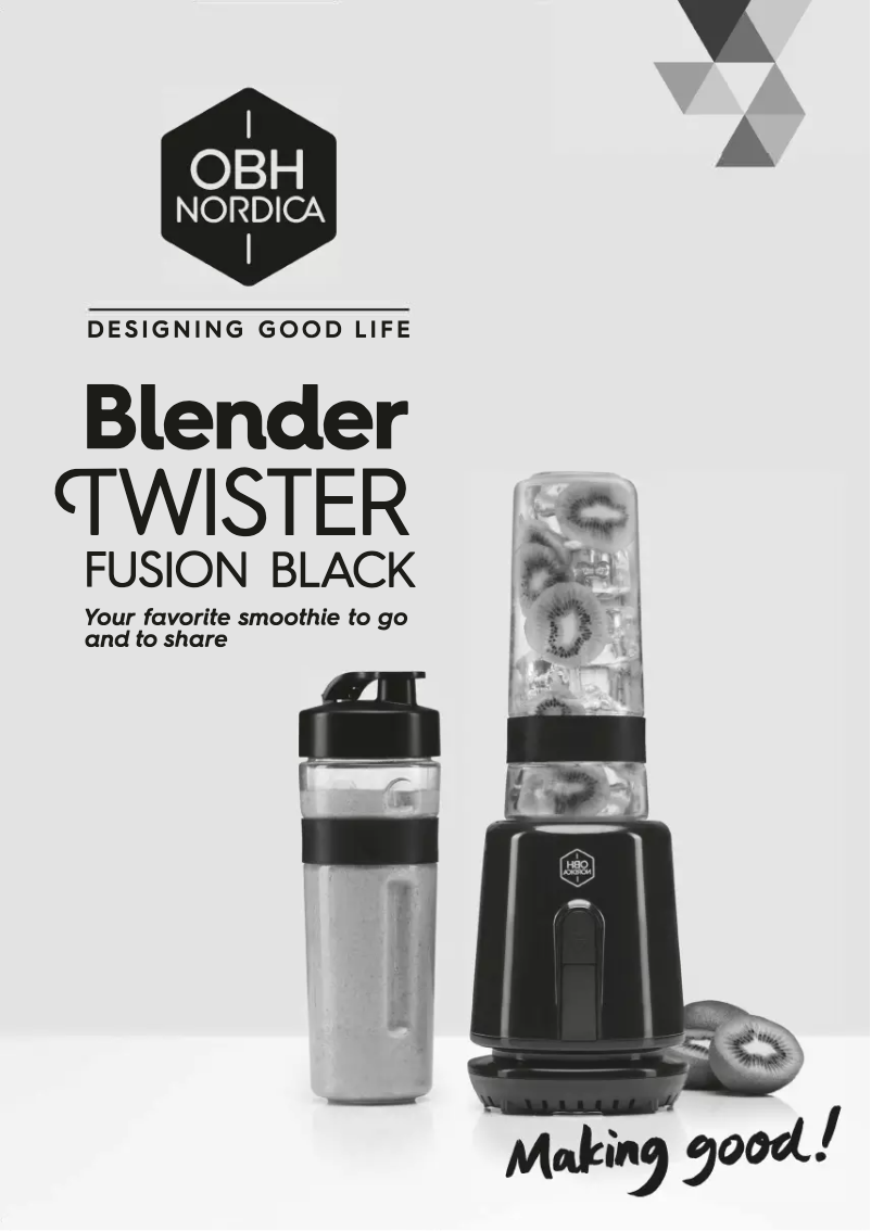 Página nº 1 - Manual de usuario OBH Nordica Twister Fusion 6694