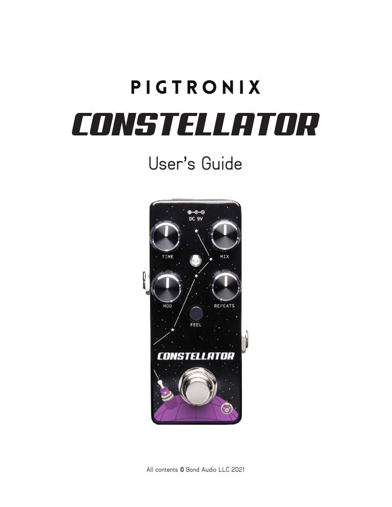 Página nº 1 - Manual de usuario Pigtronix Constellator