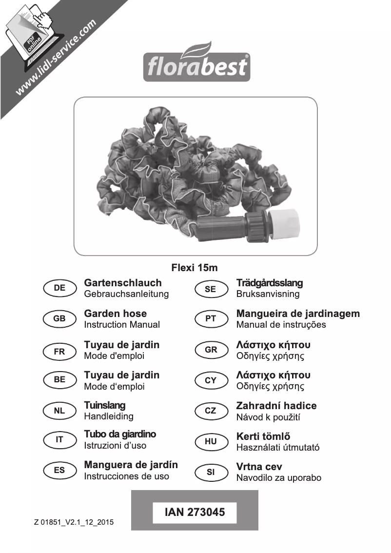 Imagen de la primera página del manual del dispositivo HG00378