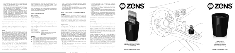 Imagen de la primera página del manual del dispositivo ZECC01B/00