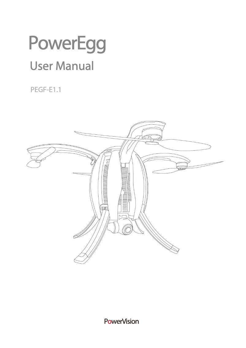 Imagen de la primera página del manual del dispositivo PowerEgg