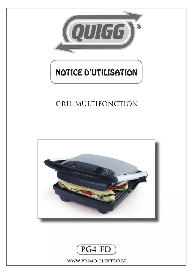 Imagen de la primera página del manual del dispositivo PG4