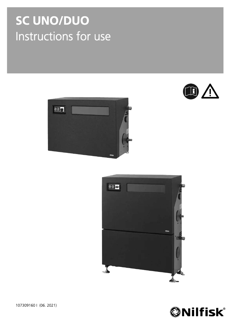 Página nº 1 - Manual de usuario Nilfisk SC DUO 6P