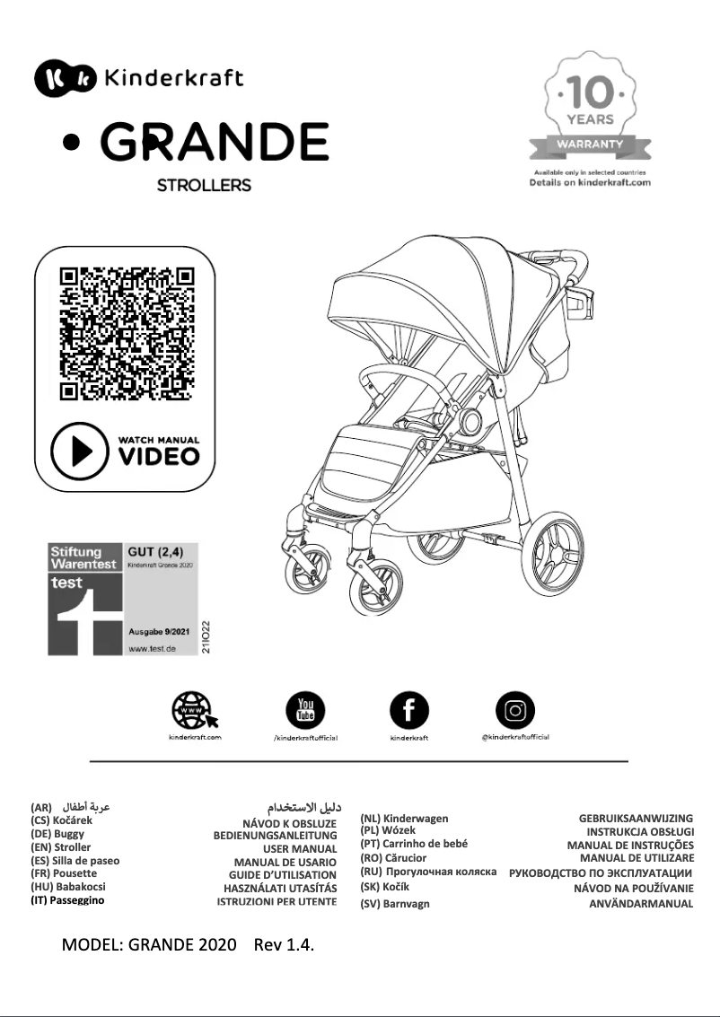 Imagen de la primera página del manual del dispositivo GRANDE