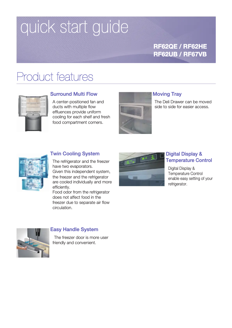 Imagen de la primera página del manual del dispositivo RF 62 HEPN1