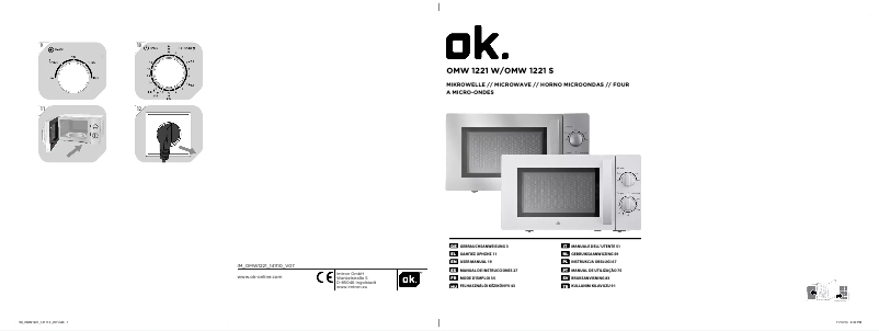 Imagen de la primera página del manual del dispositivo OMW 1221 S