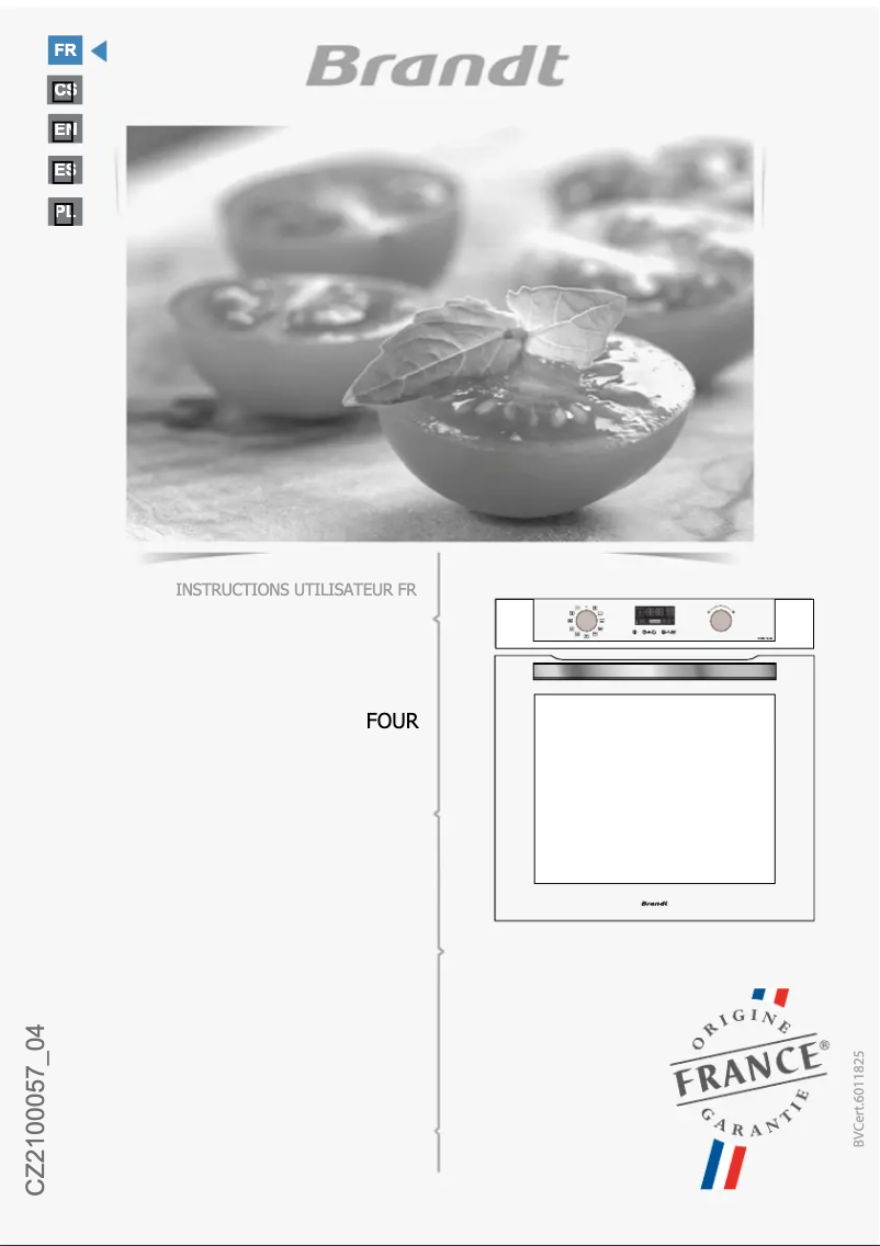 Imagen de la primera página del manual del dispositivo BXP2337B