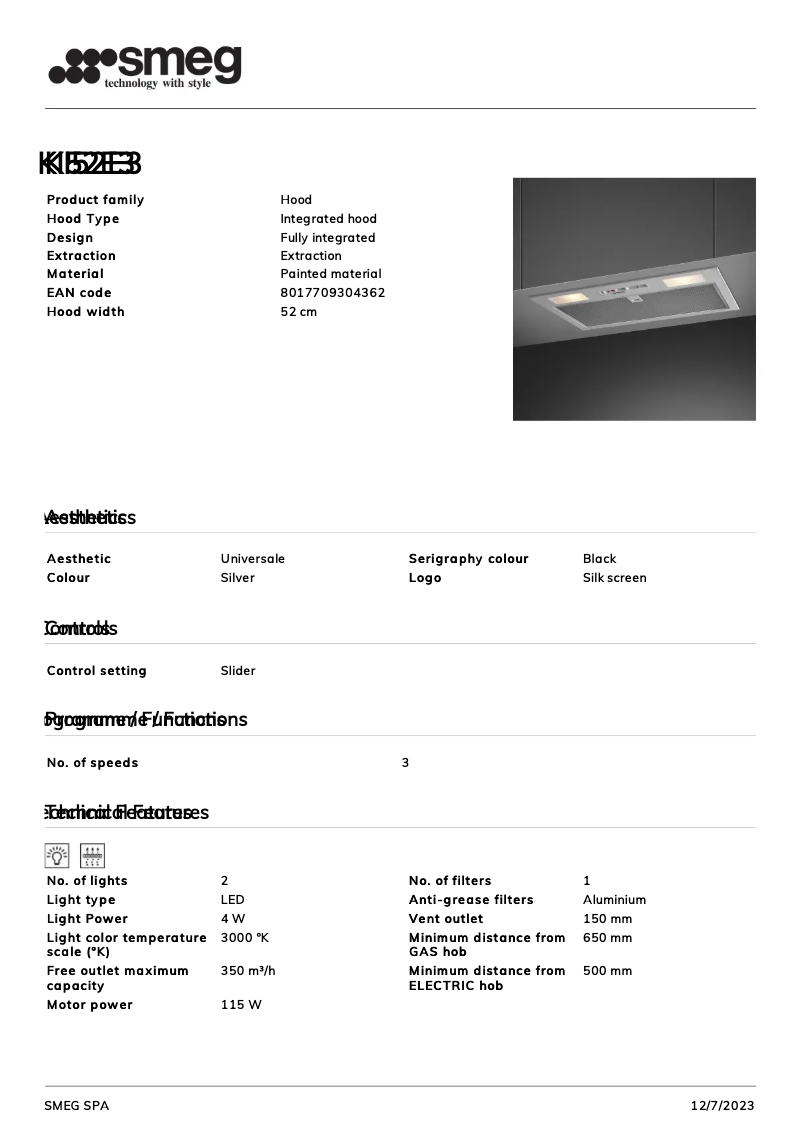 Imagen de la primera página del manual del dispositivo KI52E3