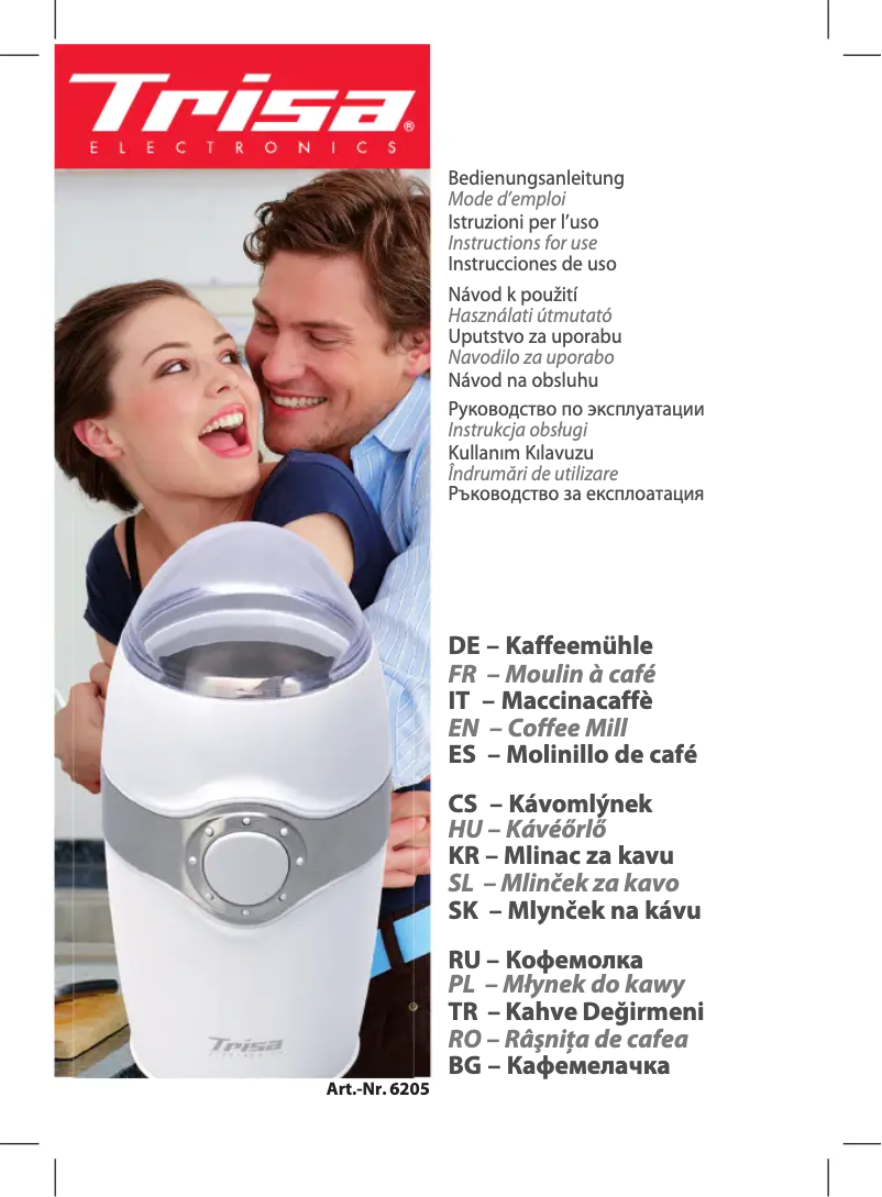 Imagen de la primera página del manual del dispositivo Mulino Caffe