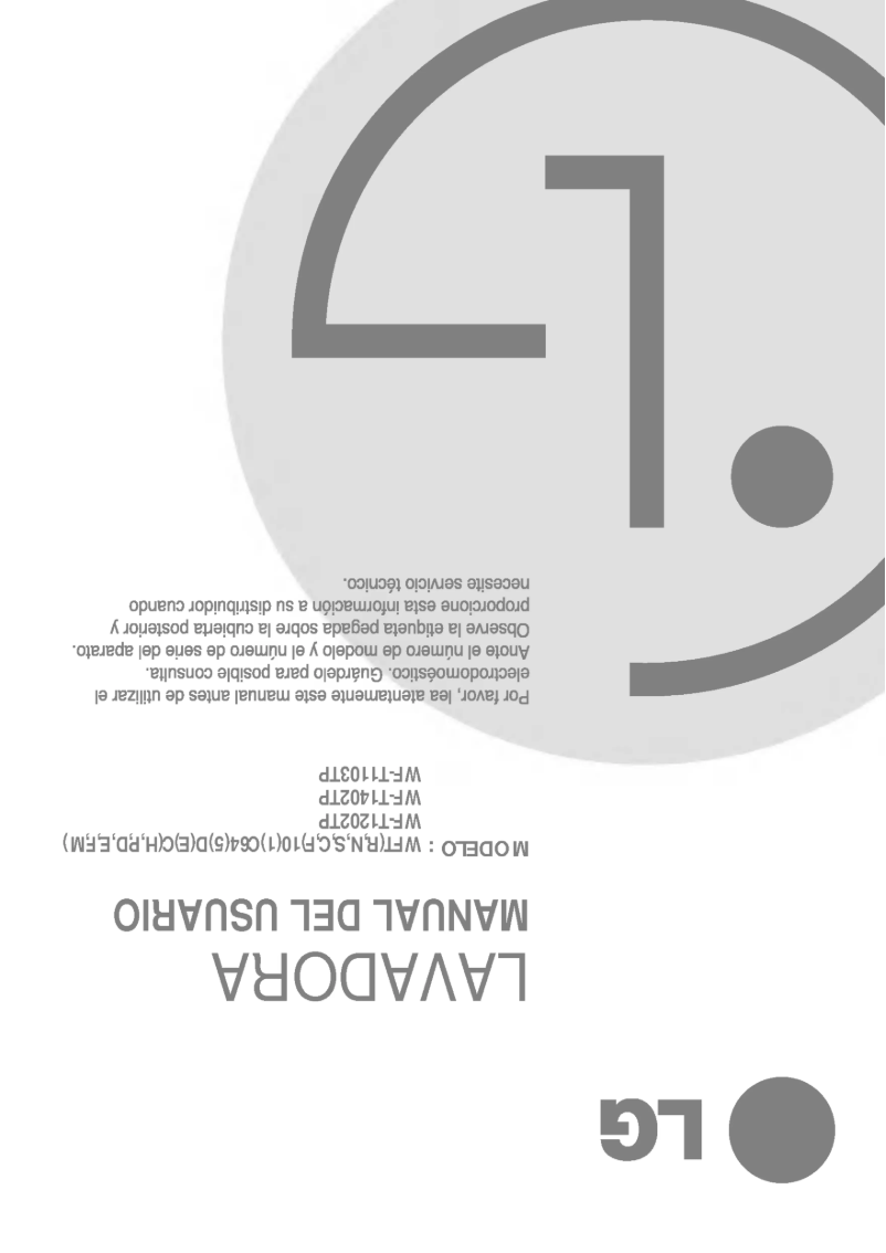 Imagen de la primera página del manual del dispositivo WFT11C65EF