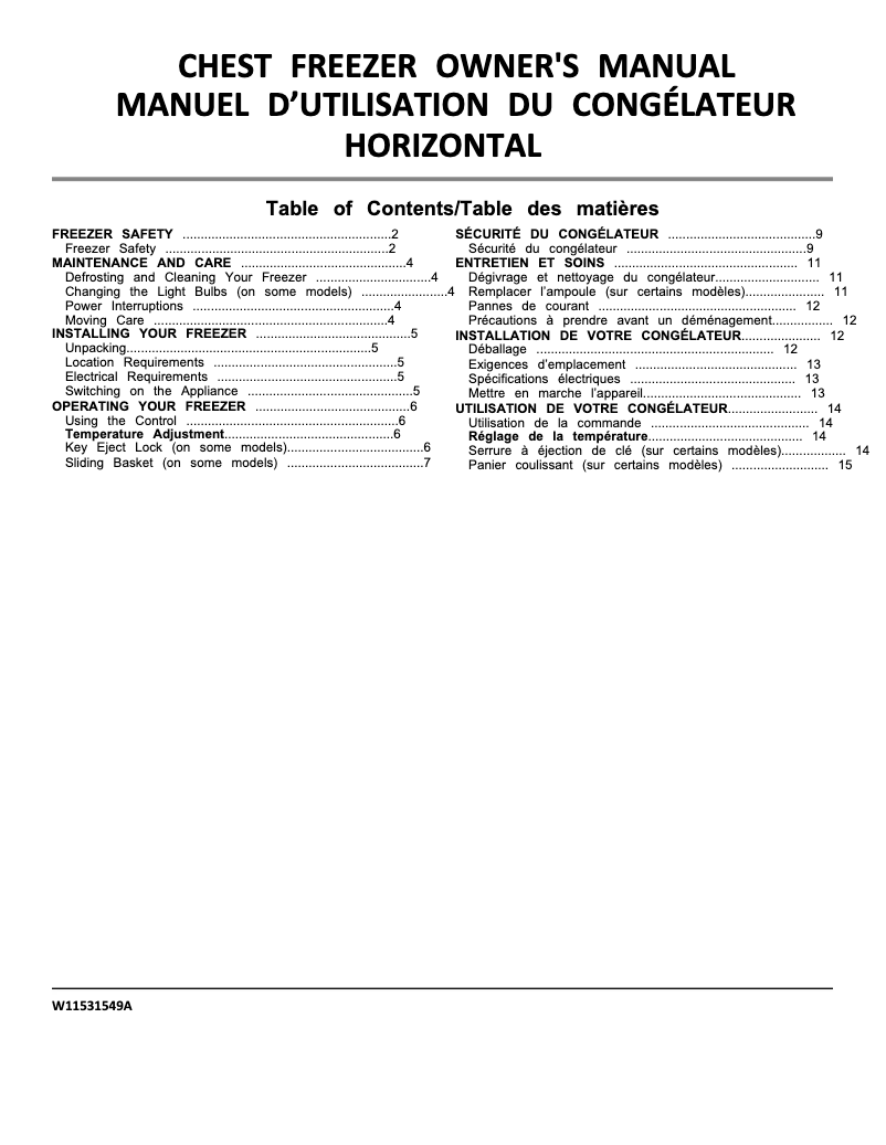 Página 1 del manual Manual de usuario Maytag MZC5216LW