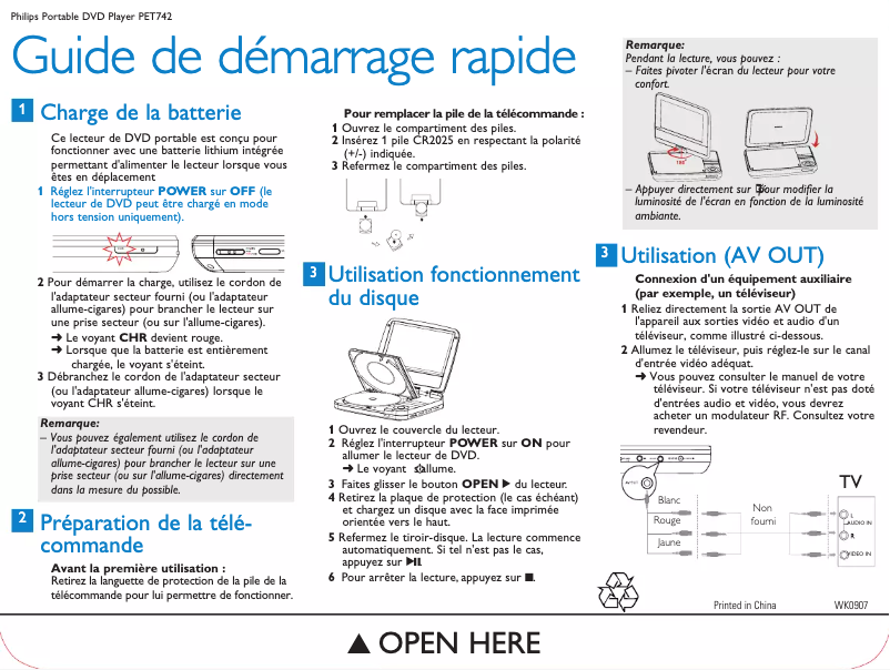 Imagen de la primera página del manual del dispositivo PET742