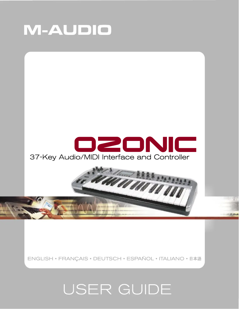 Página 1 del manual Manual de usuario M-Audio Ozonic