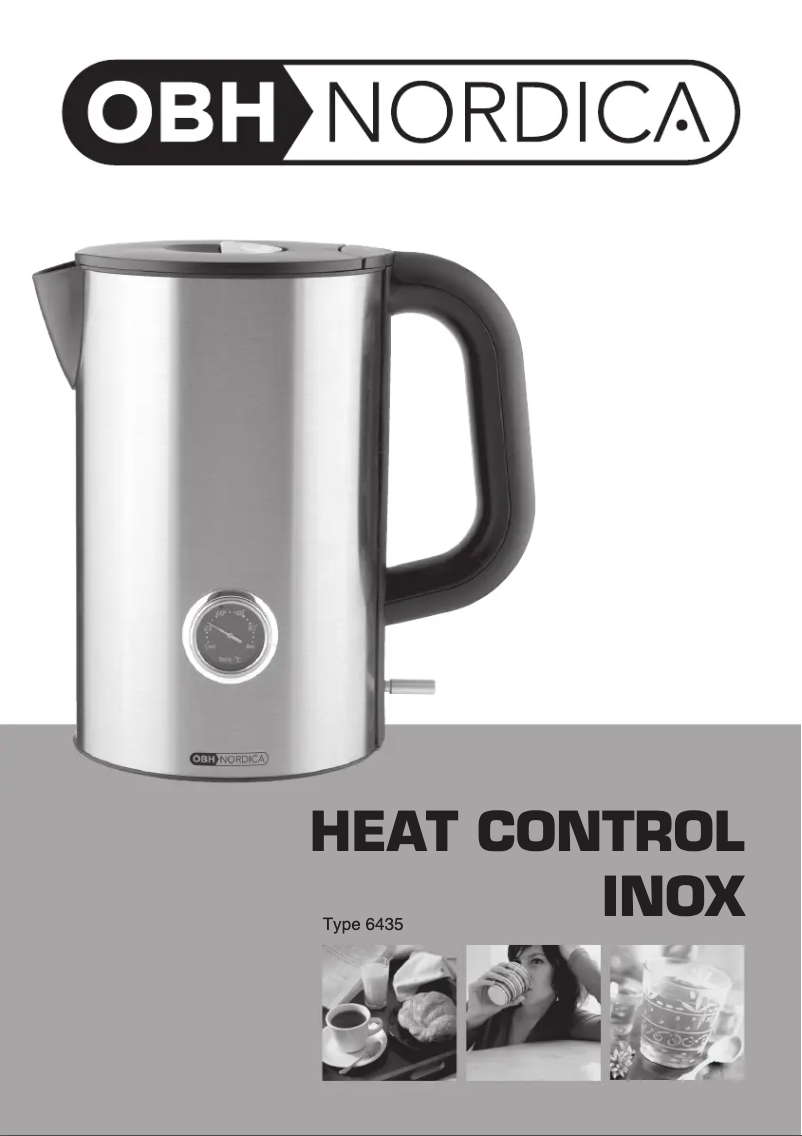 Imagen de la primera página del manual del dispositivo Heat Control Inox
