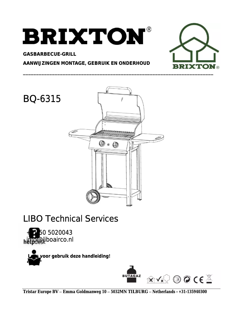 Página 1 del manual Manual de usuario Brixton BQ-6315