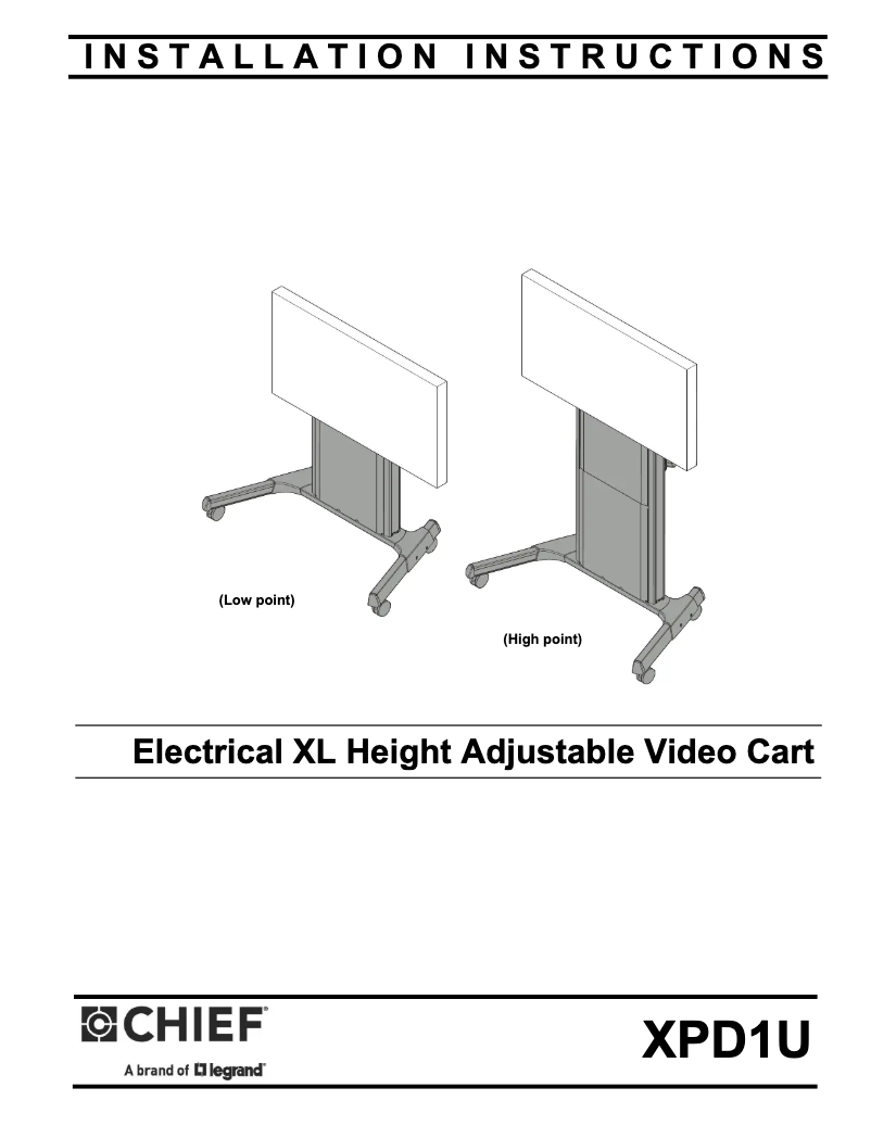 Imagen de la primera página del manual del dispositivo XPD1U