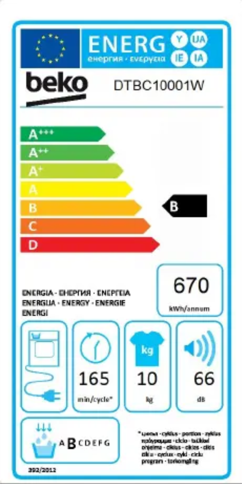 Imagen de la primera página del manual del dispositivo DTBC10001