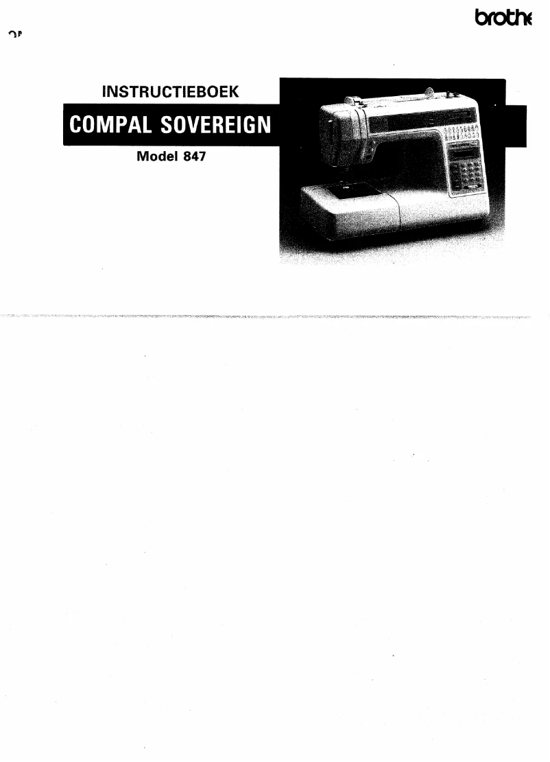 Imagen de la primera página del manual del dispositivo 847 Compal Sovereign