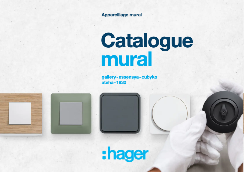 Página 1 del manual Catálogo Hager WXF225