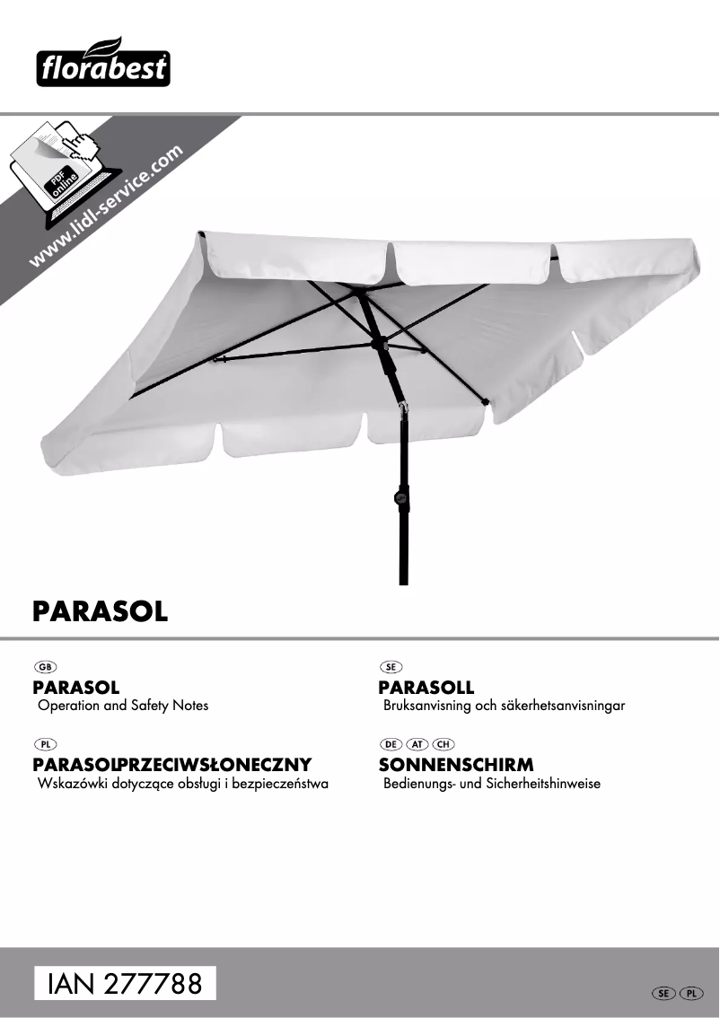 Página nº 1 - Manual de usuario Florabest IAN 277788