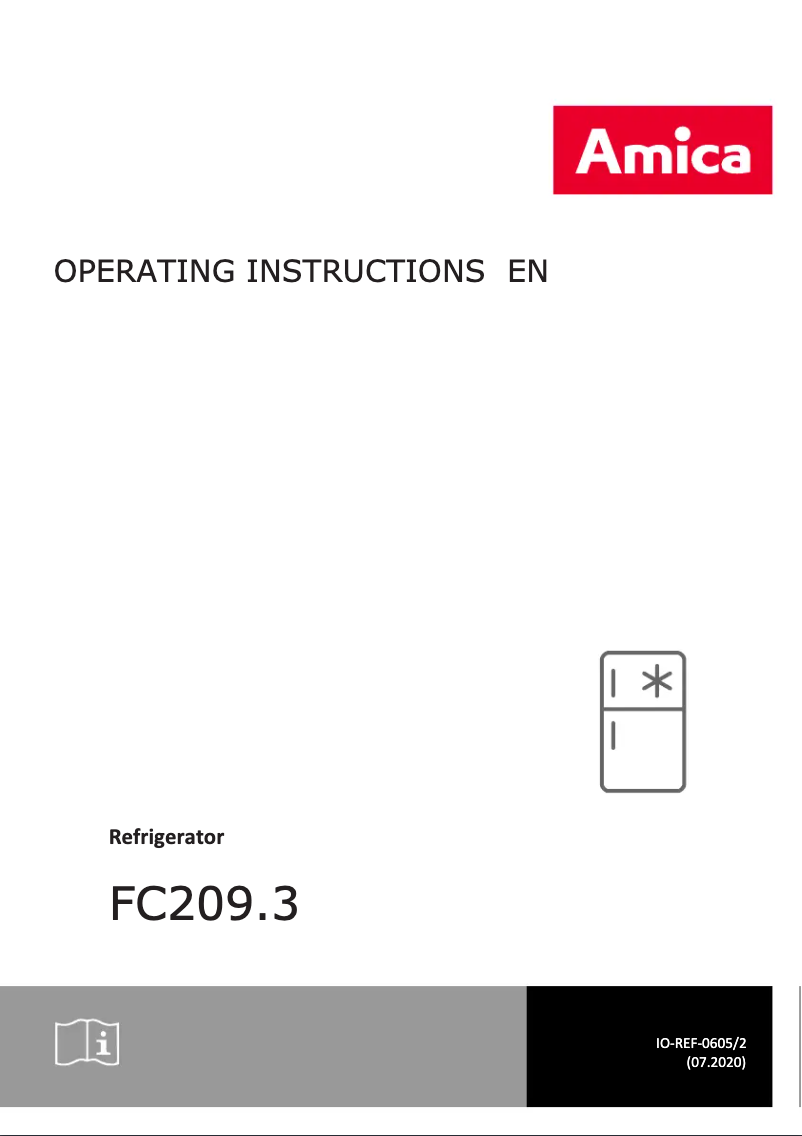 Página 1 del manual Manual de usuario Amica FC2093