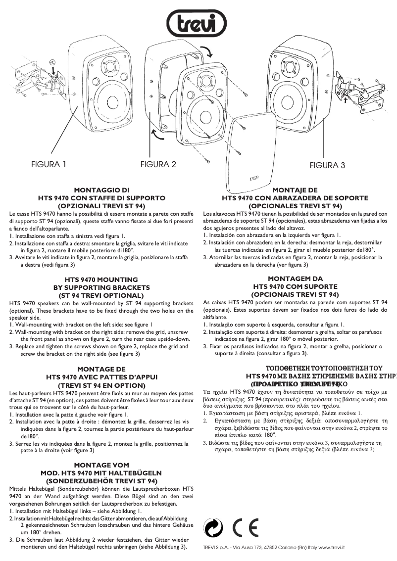 Página 1 del manual Manual de usuario Trevi HTS 9470