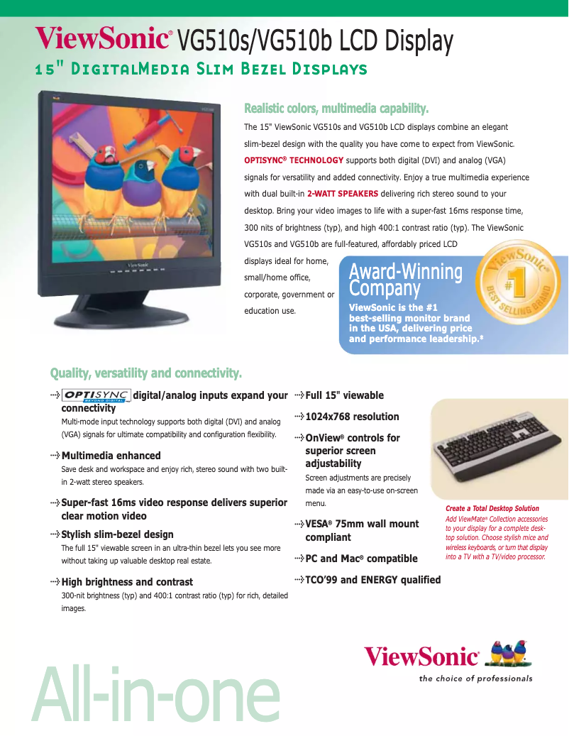 Imagen de la primera página del manual del dispositivo Graphic VG510S