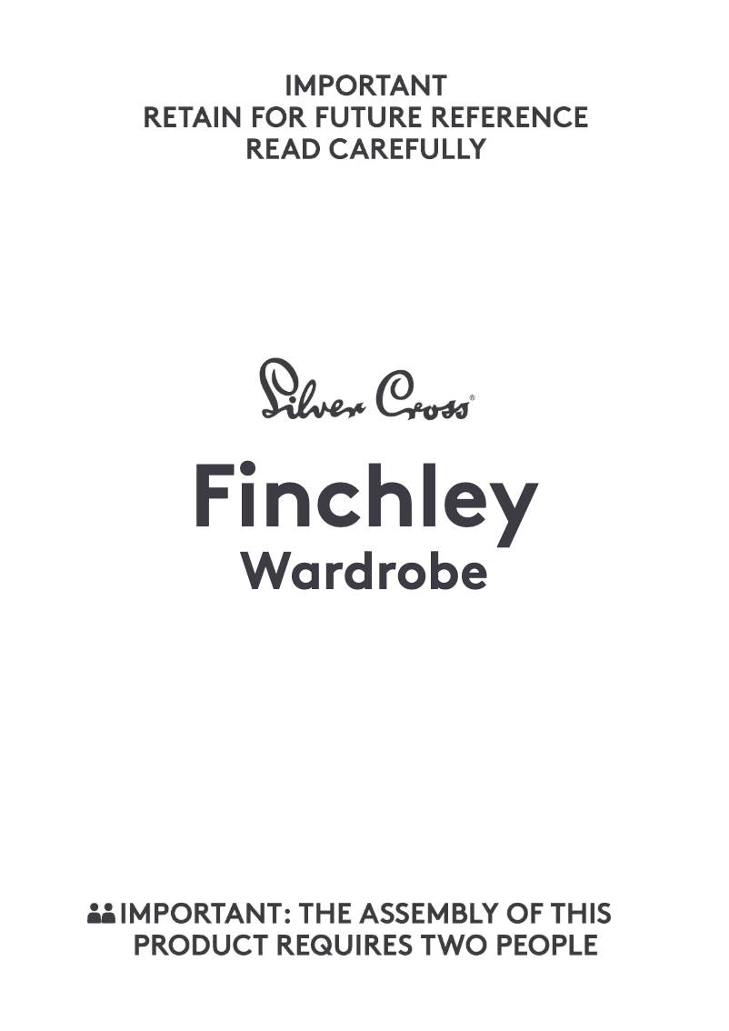 Página 1 del manual Manual de usuario Silver Cross Finchley Wardrobe