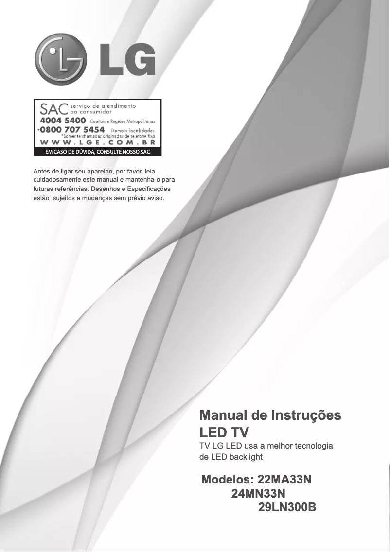 Imagen de la primera página del manual del dispositivo 22MA33N