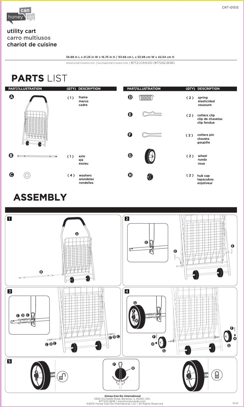 Imagen de la primera página del manual del dispositivo CRT-01513