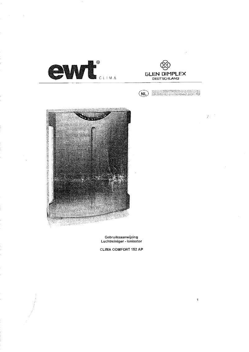 Página 1 del manual Manual de usuario EWT Clima Comfort 152 AP