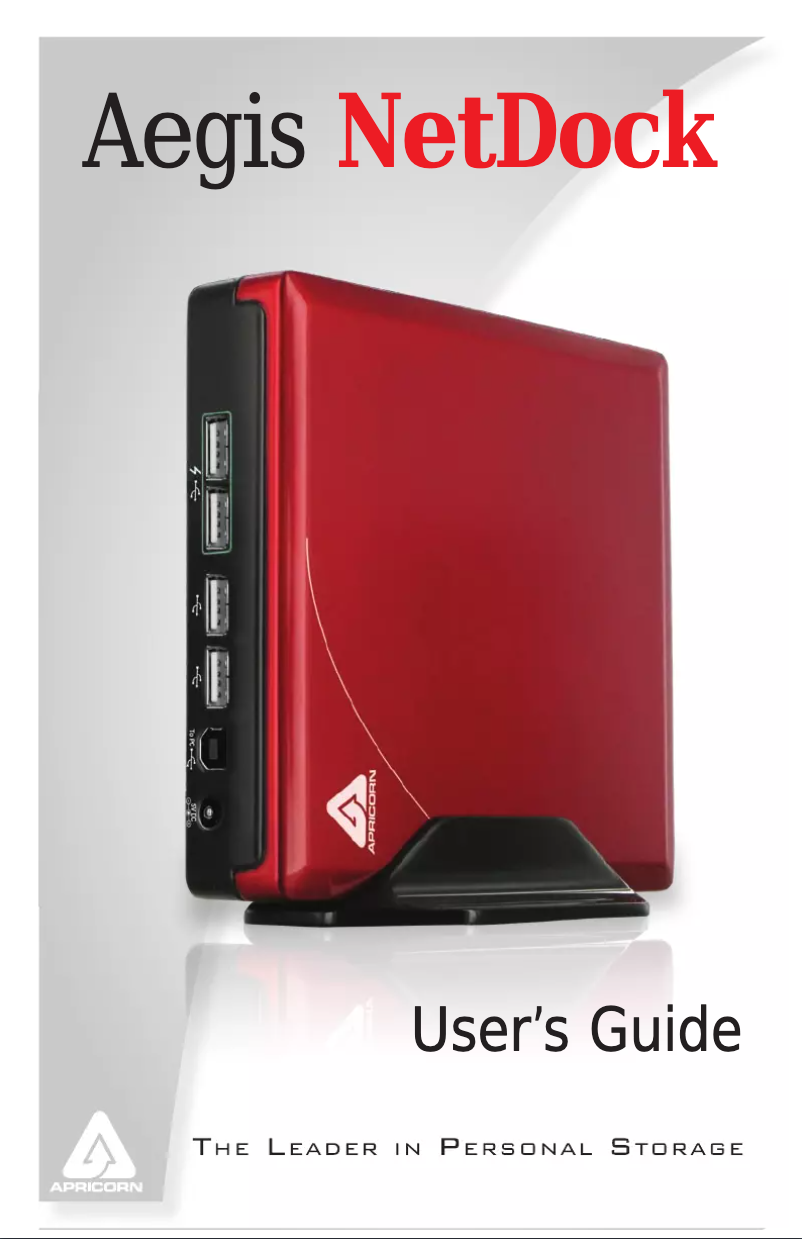 Página nº 1 - Manual de usuario Apricorn Aegis NetDock